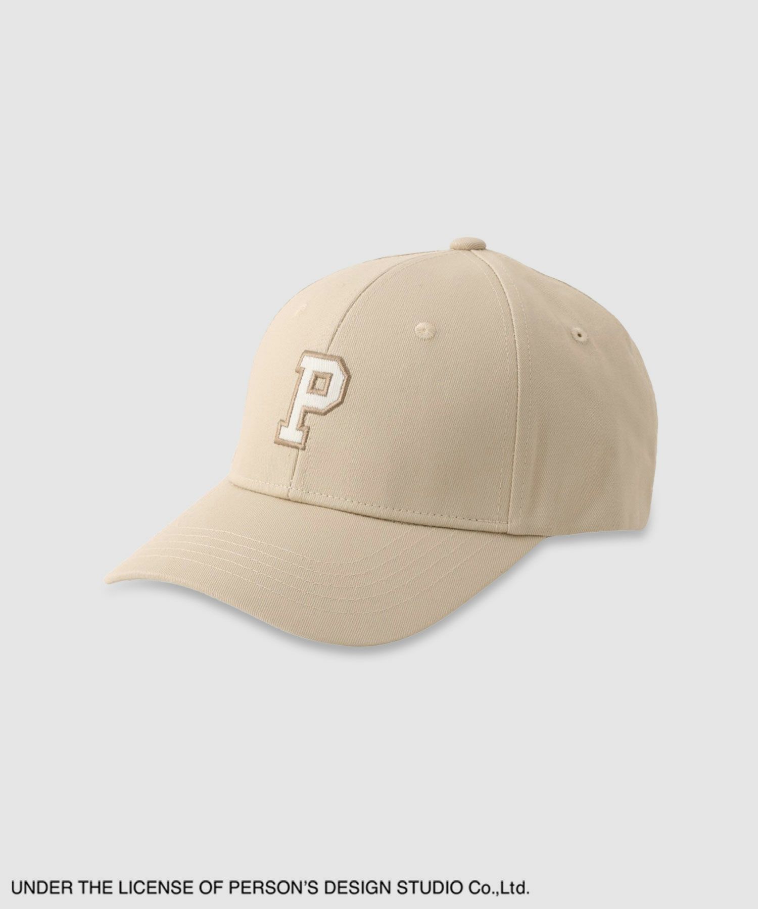 PERSON'S  別注デザイン カレッジロゴ＆ワッペン刺繍コットンキャップ レディース商品画像-21