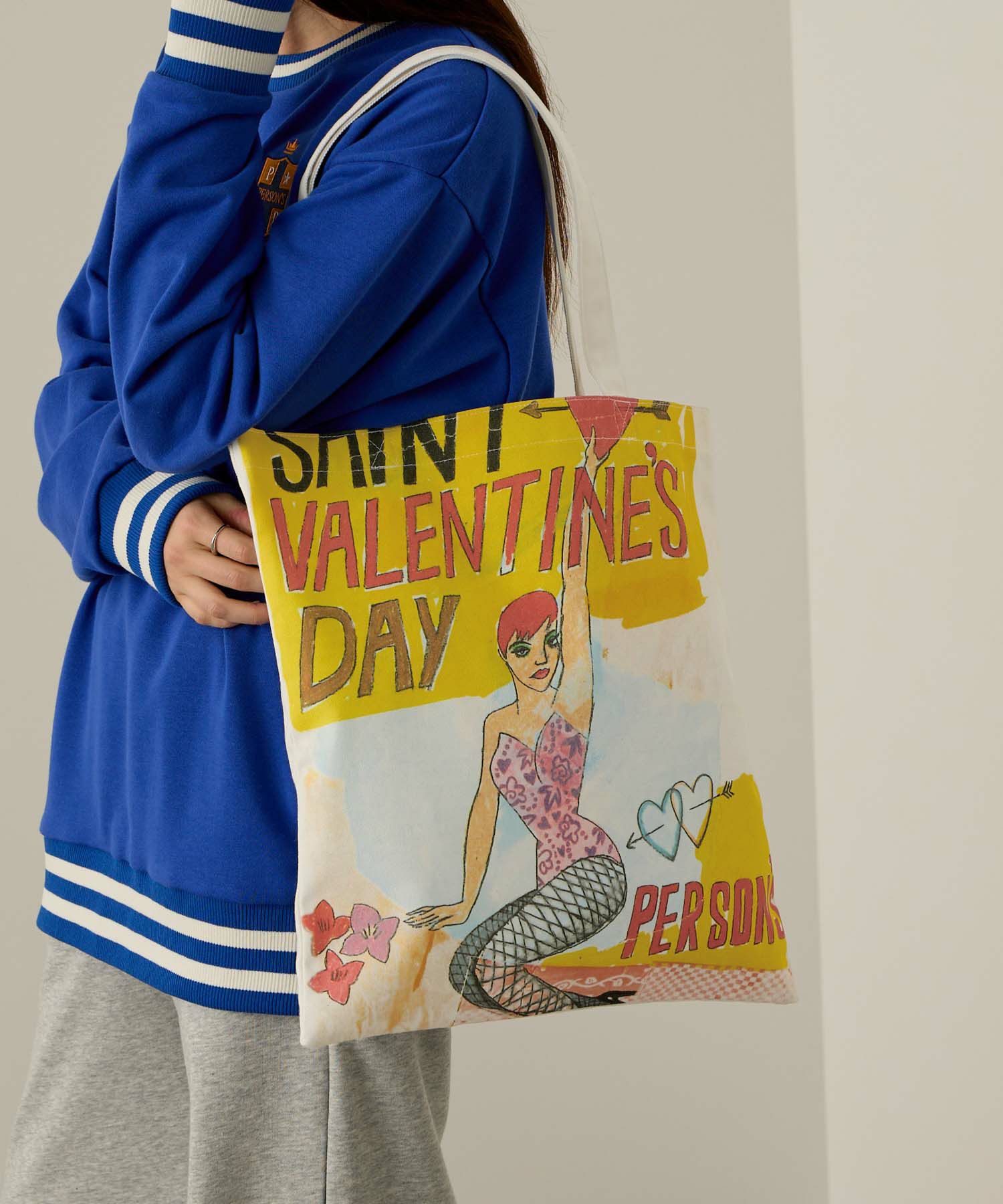 PERSON'S  別注デザイン キャンバスグラフィックトートバッグ商品画像-6