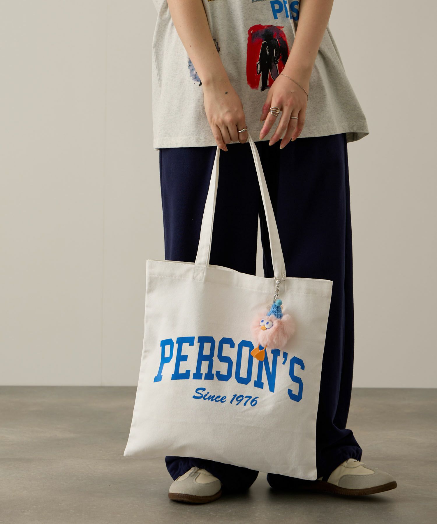 PERSON'S  別注デザイン キャンバスグラフィックトートバッグ商品画像-11