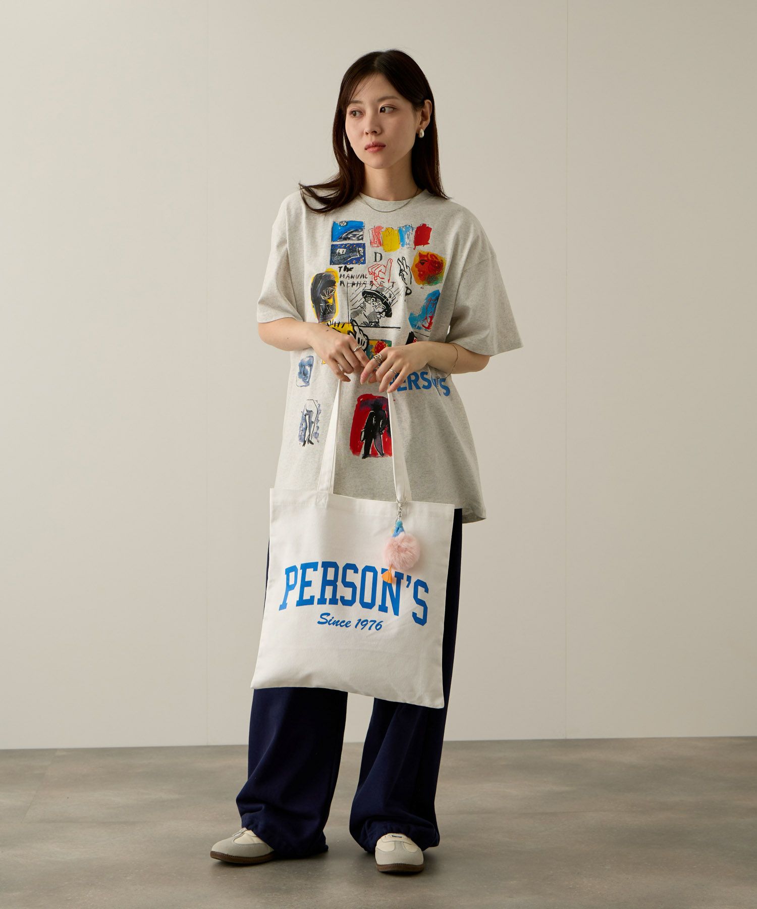 PERSON'S  別注デザイン キャンバスグラフィックトートバッグ商品サムネイル-12
