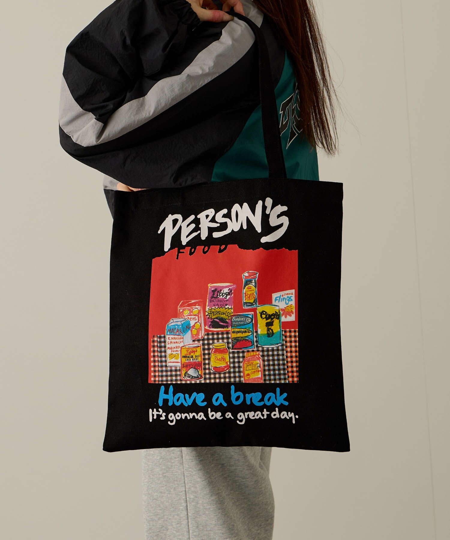 PERSON'S  別注デザイン キャンバスグラフィックトートバッグ商品画像-15