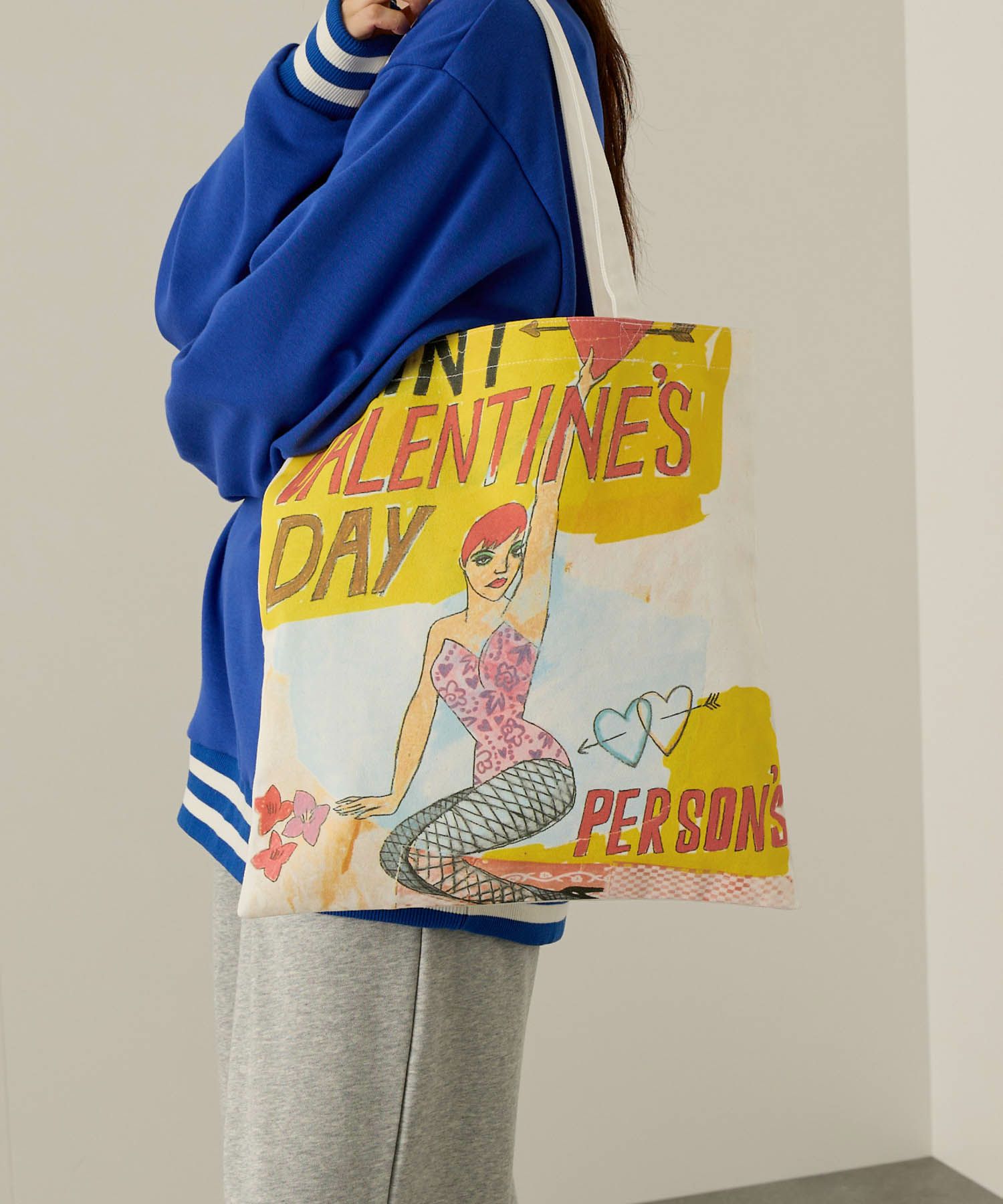 PERSON'S  別注デザイン キャンバスグラフィックトートバッグ商品画像-17