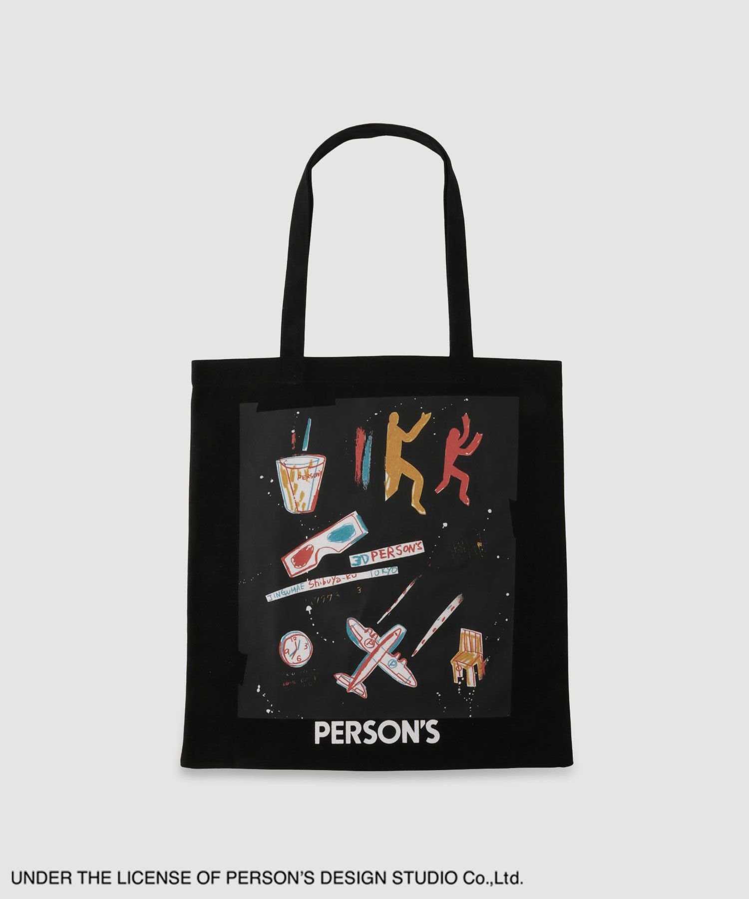 PERSON'S  別注デザイン キャンバスグラフィックトートバッグ商品画像-24