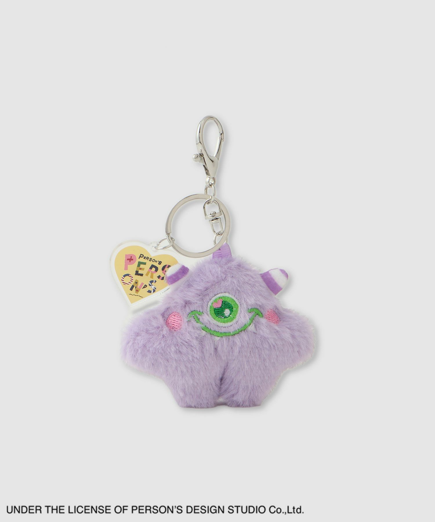 PERSON'S  別注デザイン モフモフモンスターキーホルダー商品画像-4