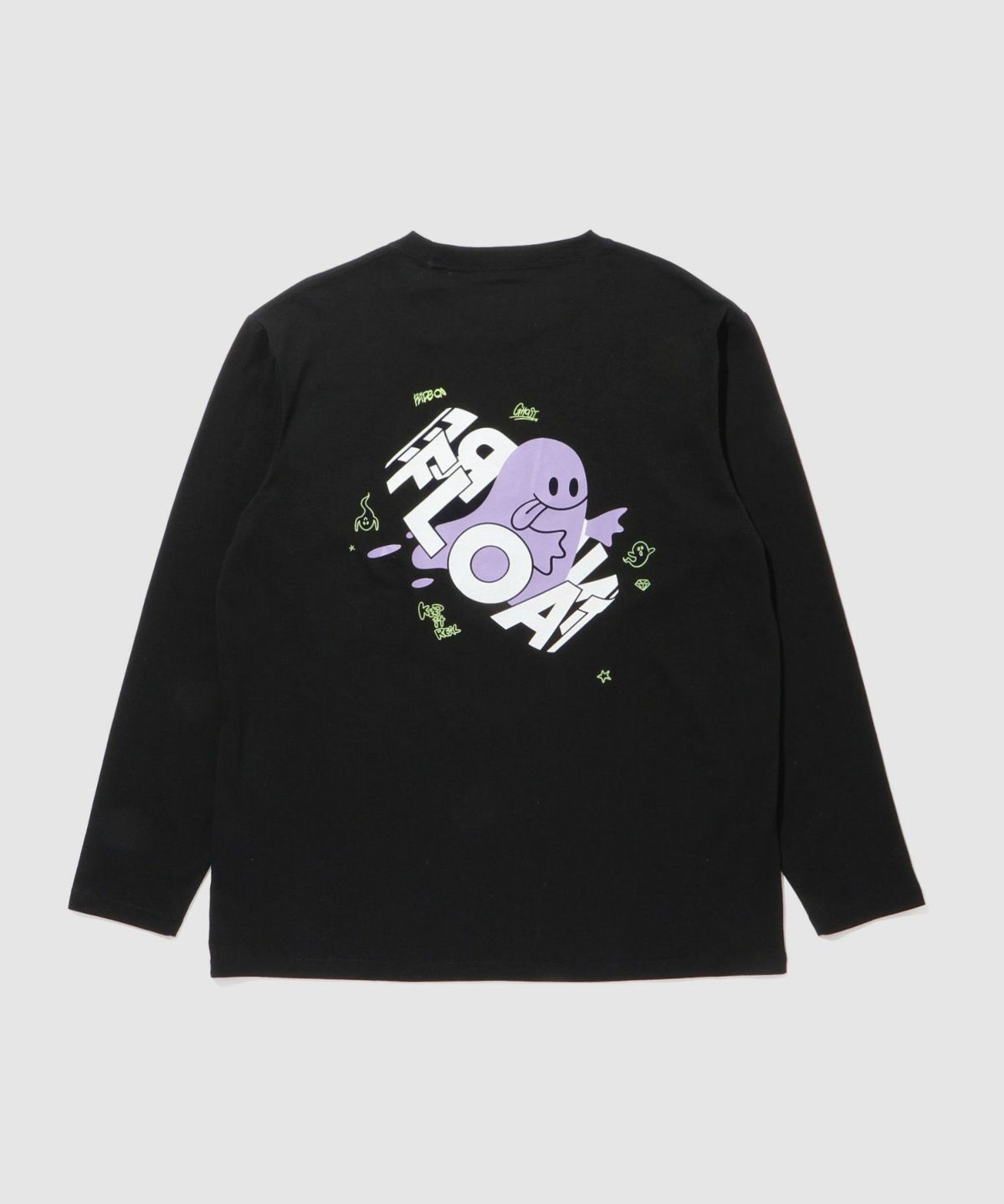 T-GRAPHICS ストリートゴースト長袖Tシャツ メンズ