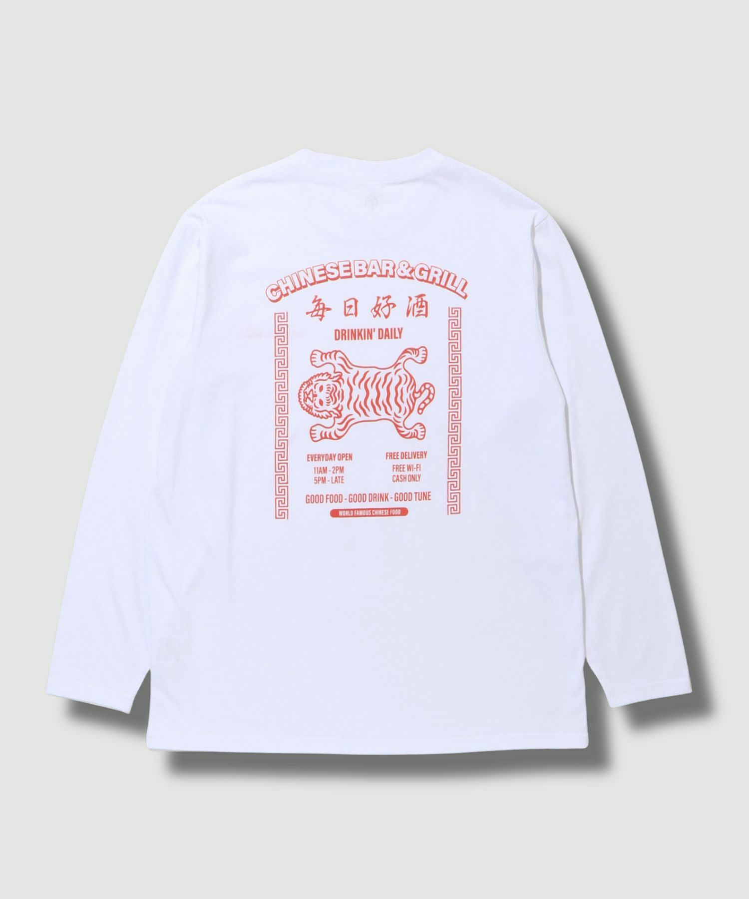 T-GRAPHICS  中華飯店長袖Tシャツ メンズ商品サムネイル-1