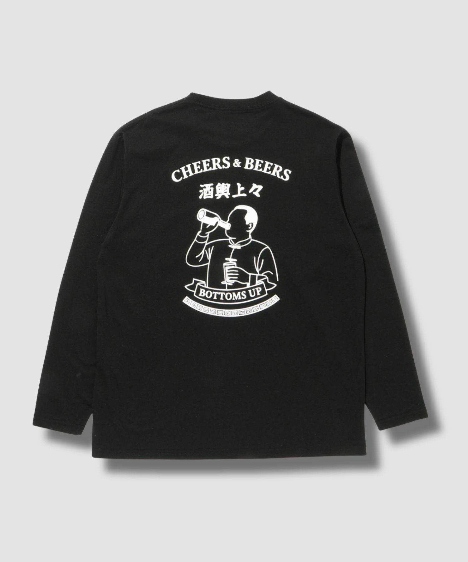 T-GRAPHICS 中華飯店長袖Tシャツ メンズ