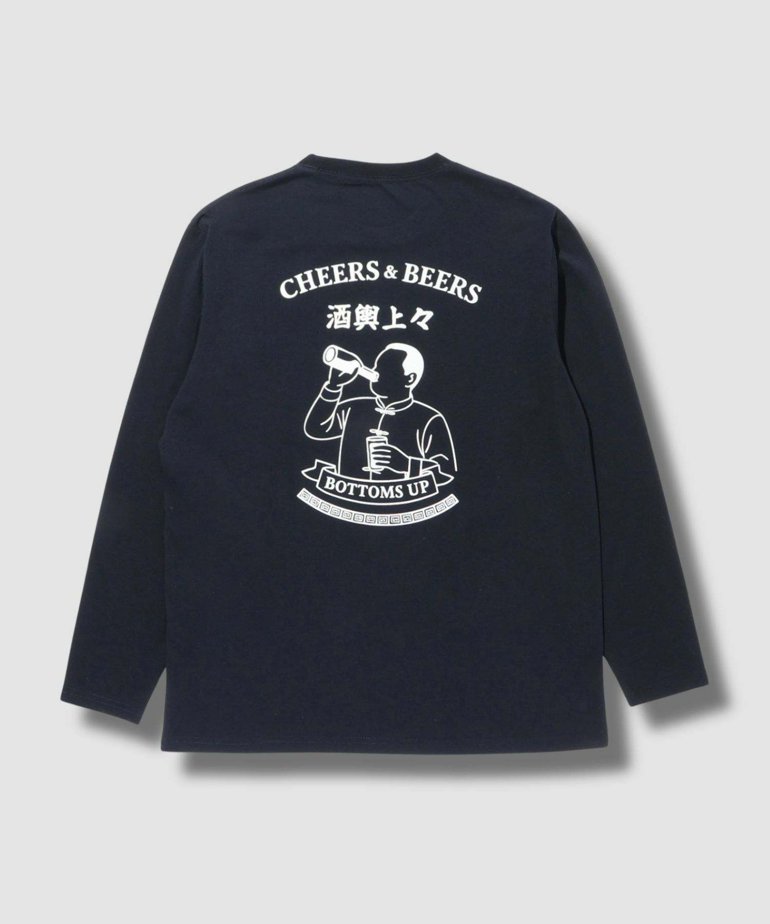 T-GRAPHICS 中華飯店長袖Tシャツ メンズ