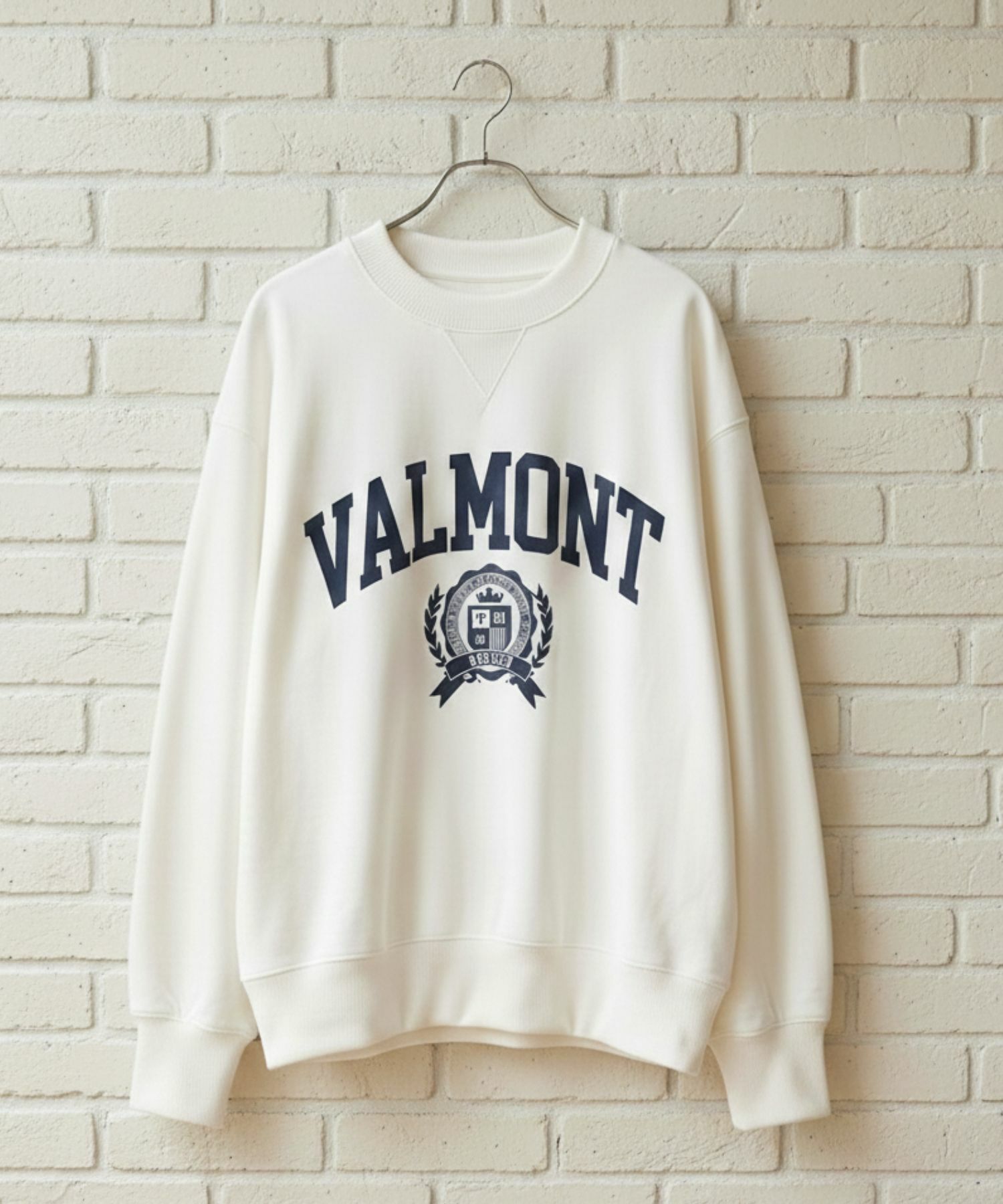 Idnes VALMONT カレッジロゴビッグシルエットスウェット レディース