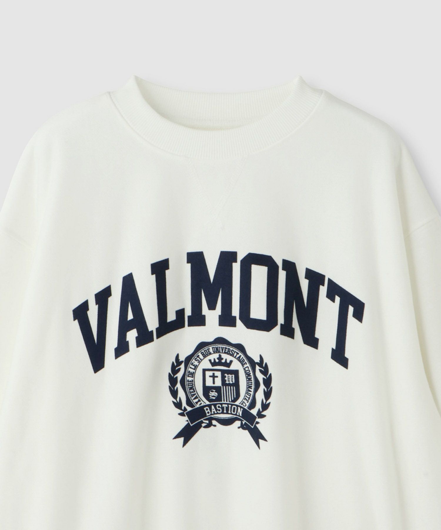 Idnes VALMONT カレッジロゴビッグシルエットスウェット レディース