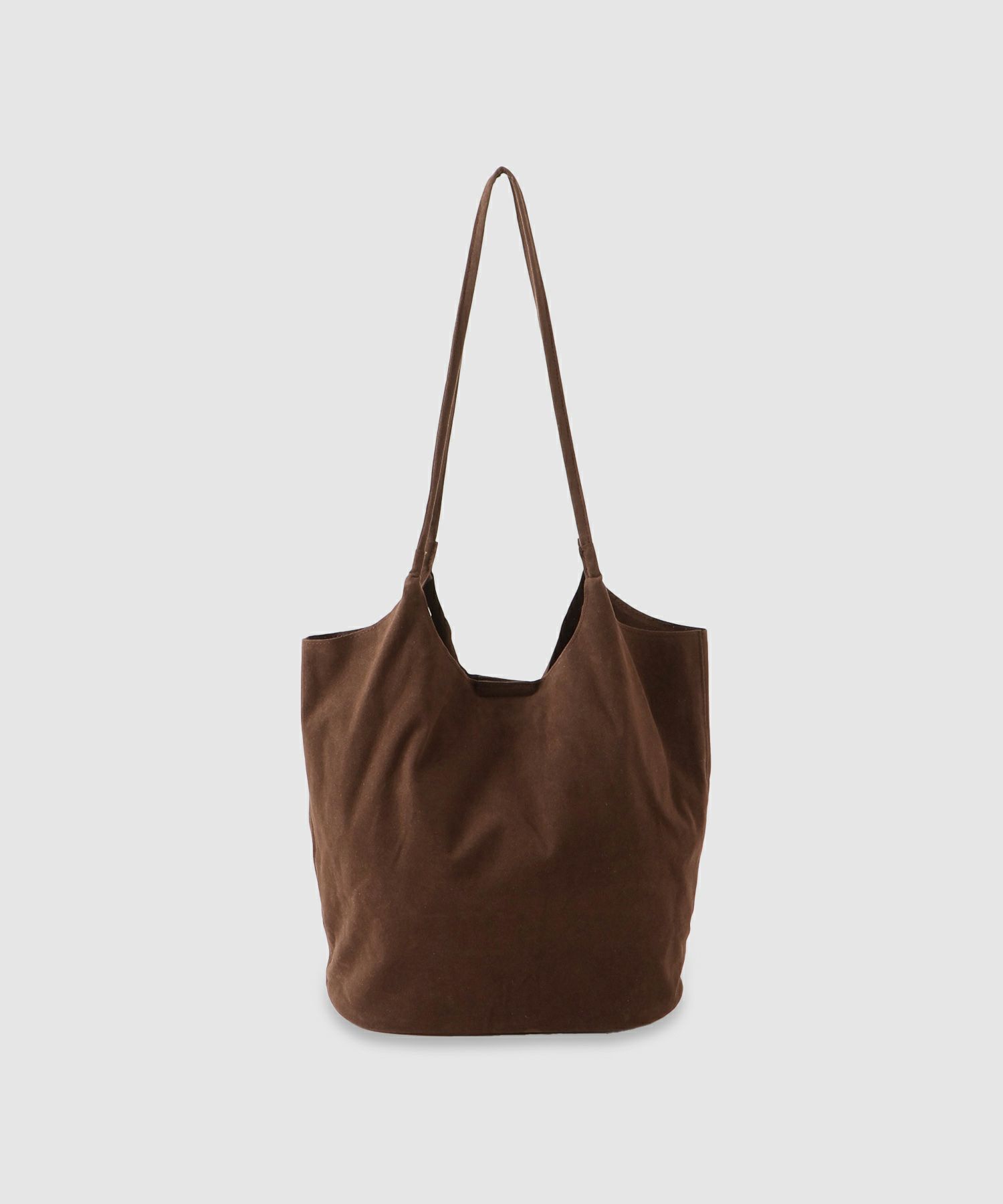 Idnes フェイクスエードトートバック