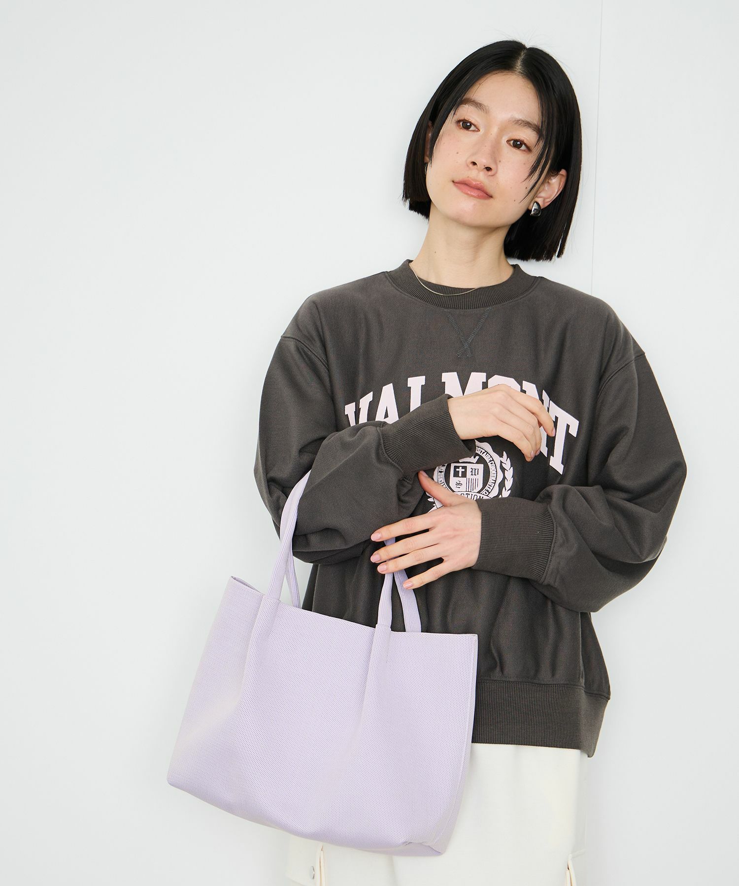 Idnes ニットトートバッグ