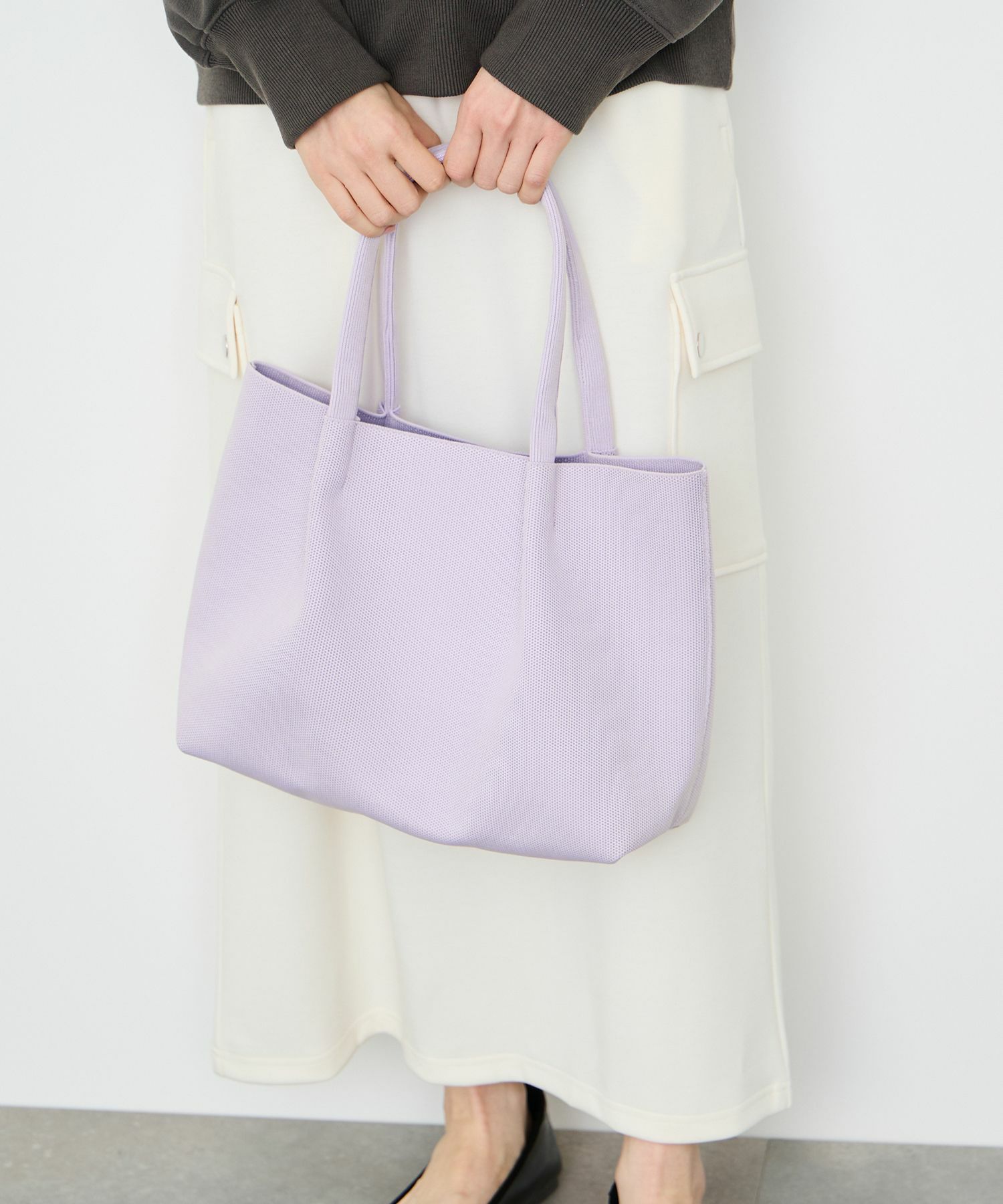 Idnes  ニットトートバッグ商品画像-6