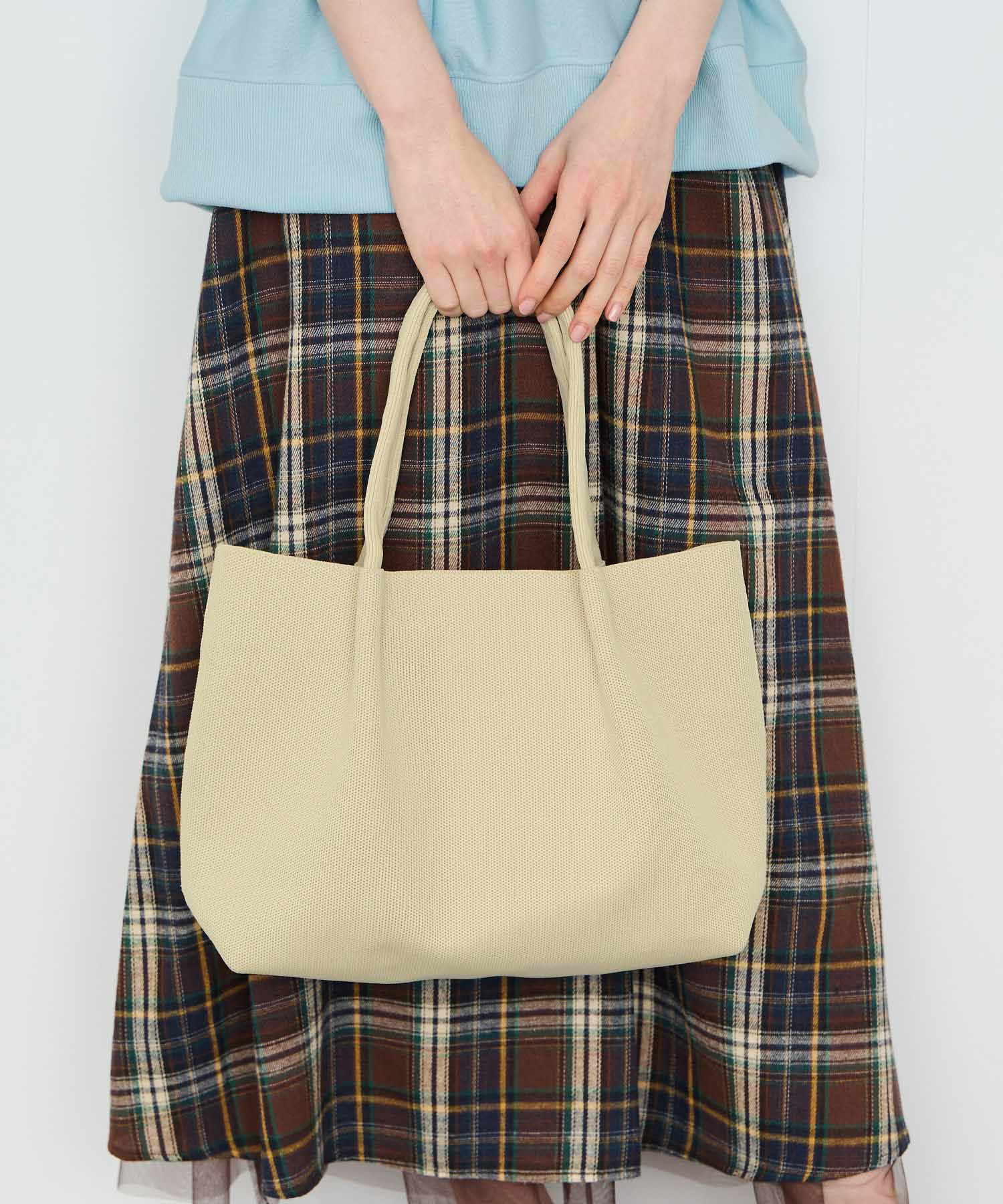 Idnes  ニットトートバッグ商品画像-8