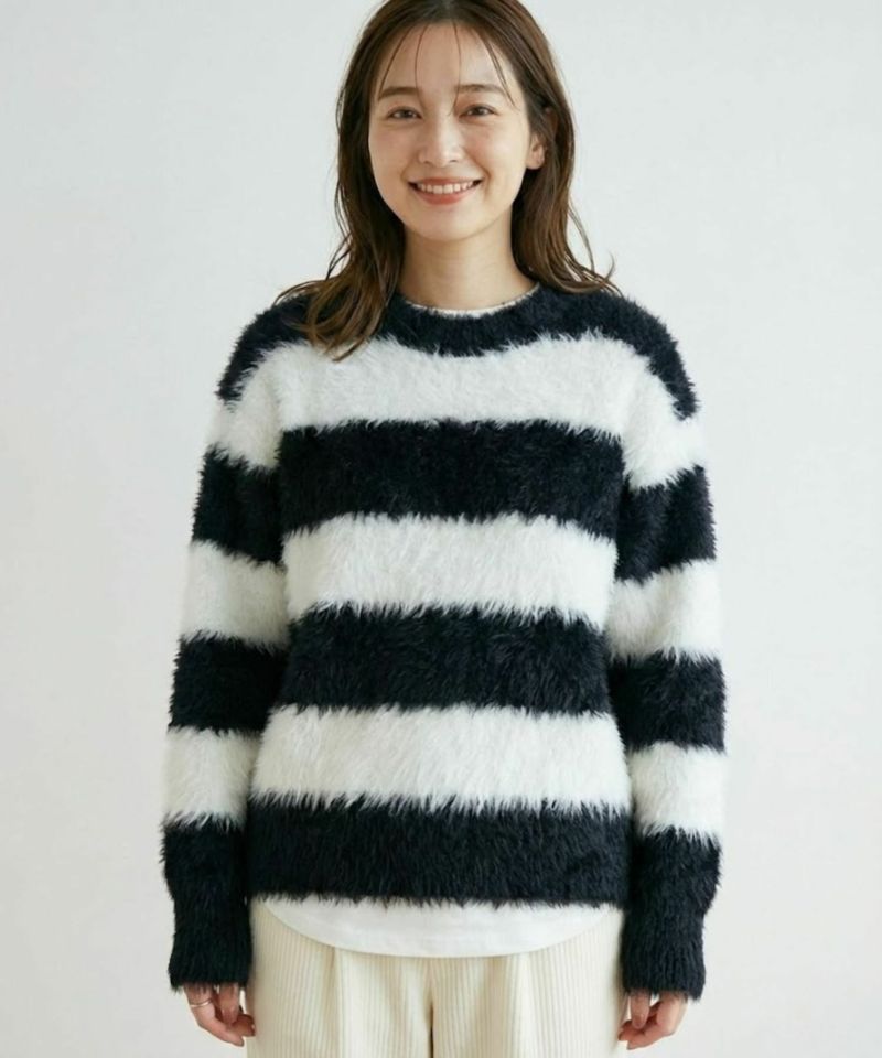 Free Nature  シャギークルーネックニット レディース商品画像-5