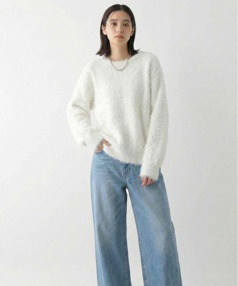 Free Nature シャギークルーネックニット レディース商品画像-10