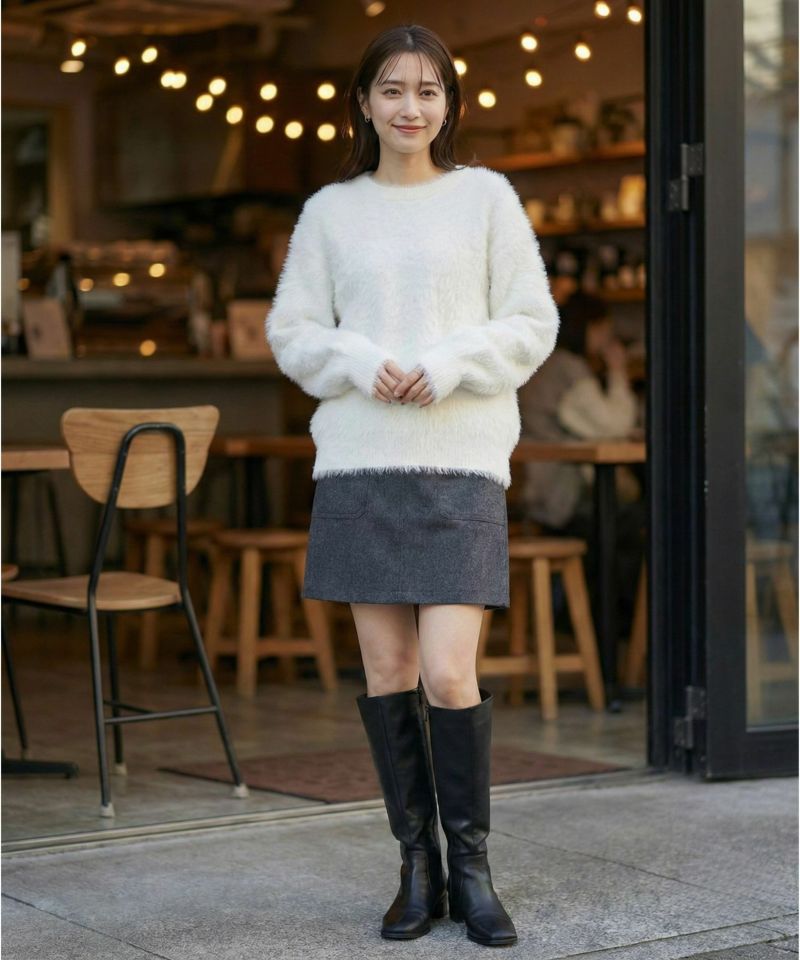 Free Nature  シャギークルーネックニット レディース商品画像-11