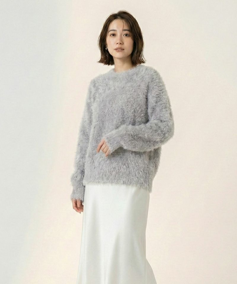 Free Nature  シャギークルーネックニット レディース商品画像-12