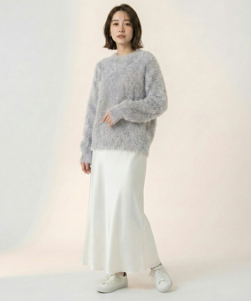 Free Nature  シャギークルーネックニット レディース商品画像-13