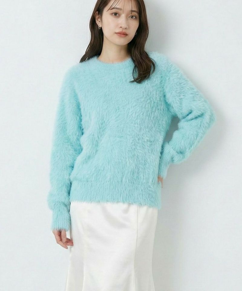 Free Nature シャギークルーネックニット レディース商品画像-14