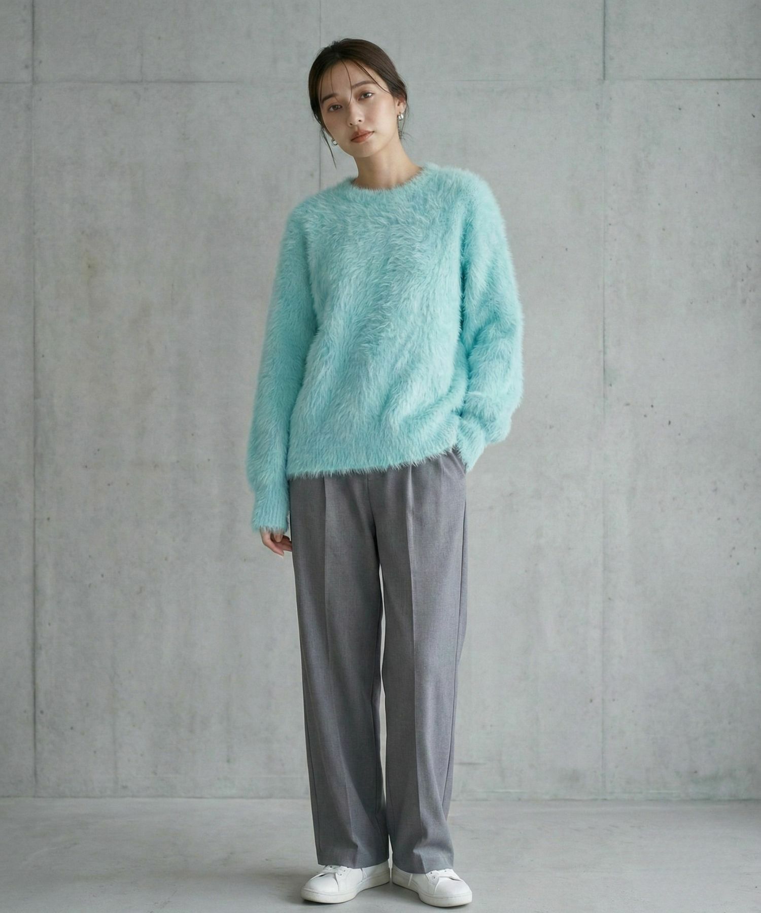 Free Nature シャギークルーネックニット レディース商品サムネイル-16