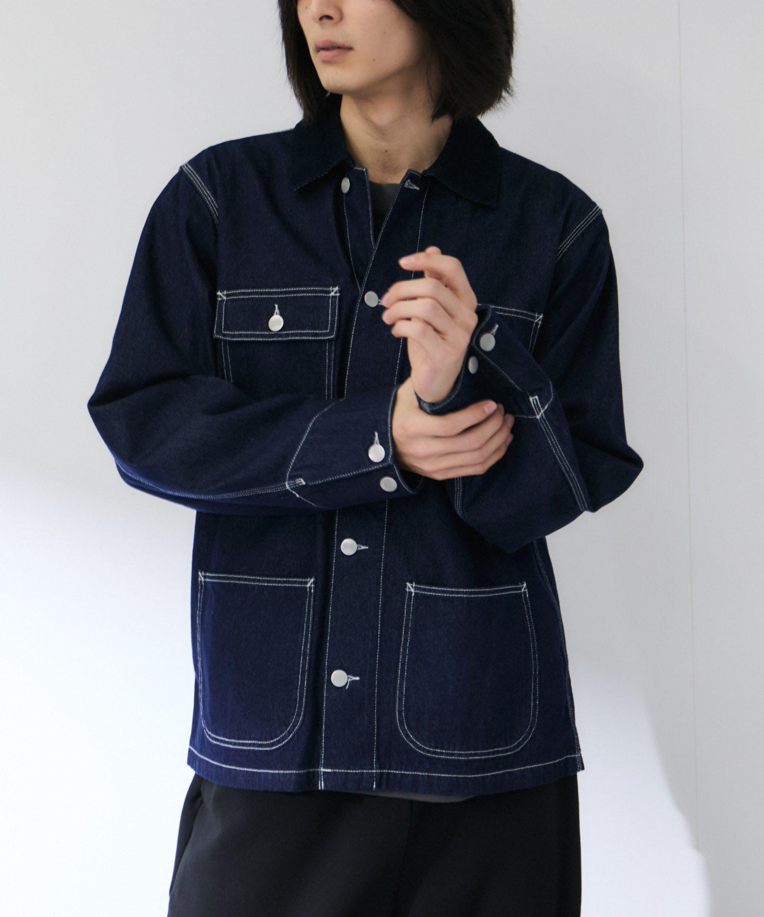 GENUINE Dickies 襟コールカバーオール メンズ