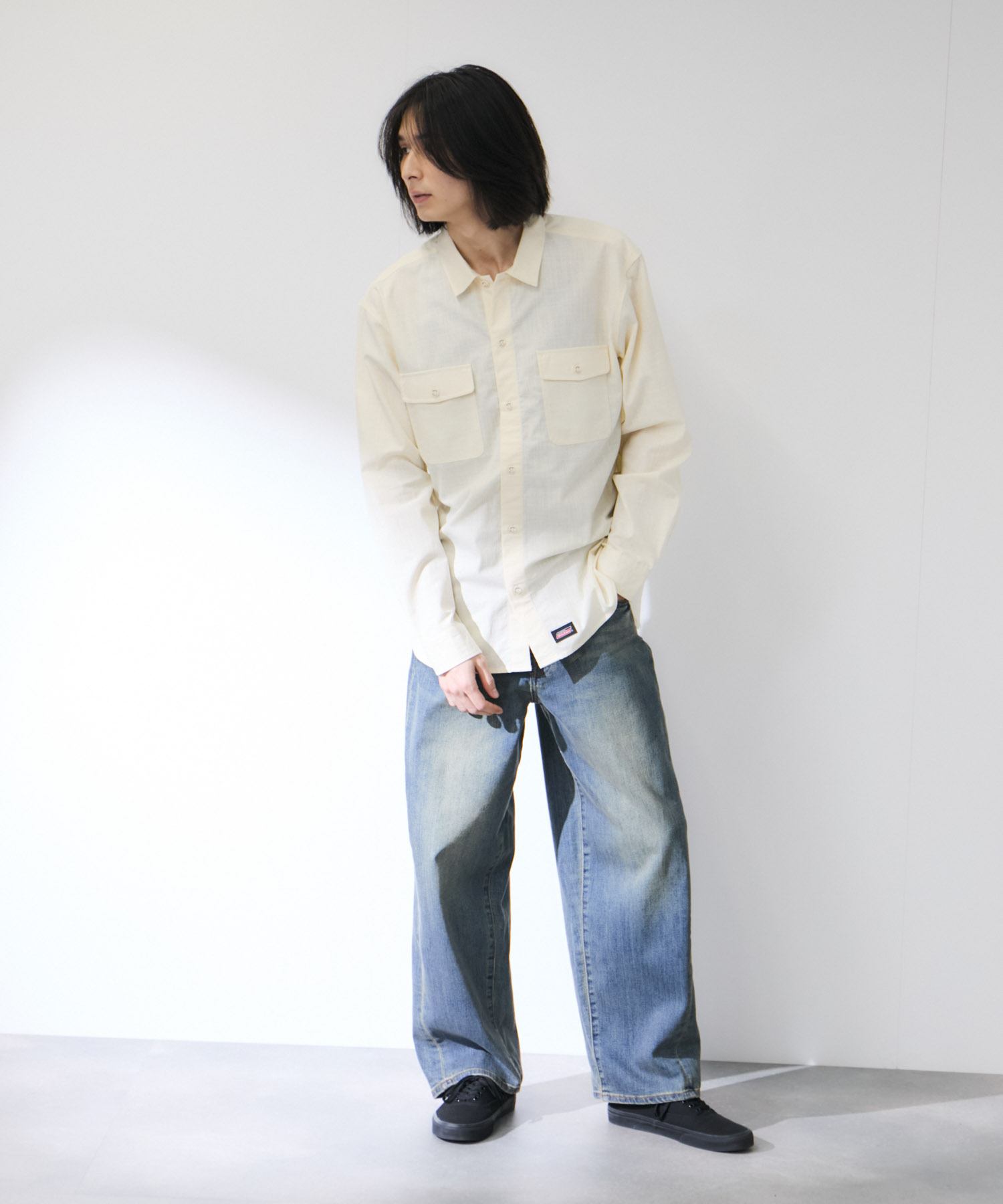 GENUINE Dickies  シャンブレーワークシャツ メンズ商品サムネイル-6