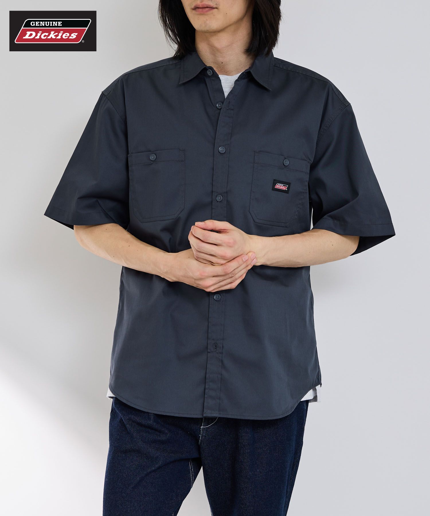 GENUINE Dickies  ライトワークシャツ メンズ商品サムネイル-1