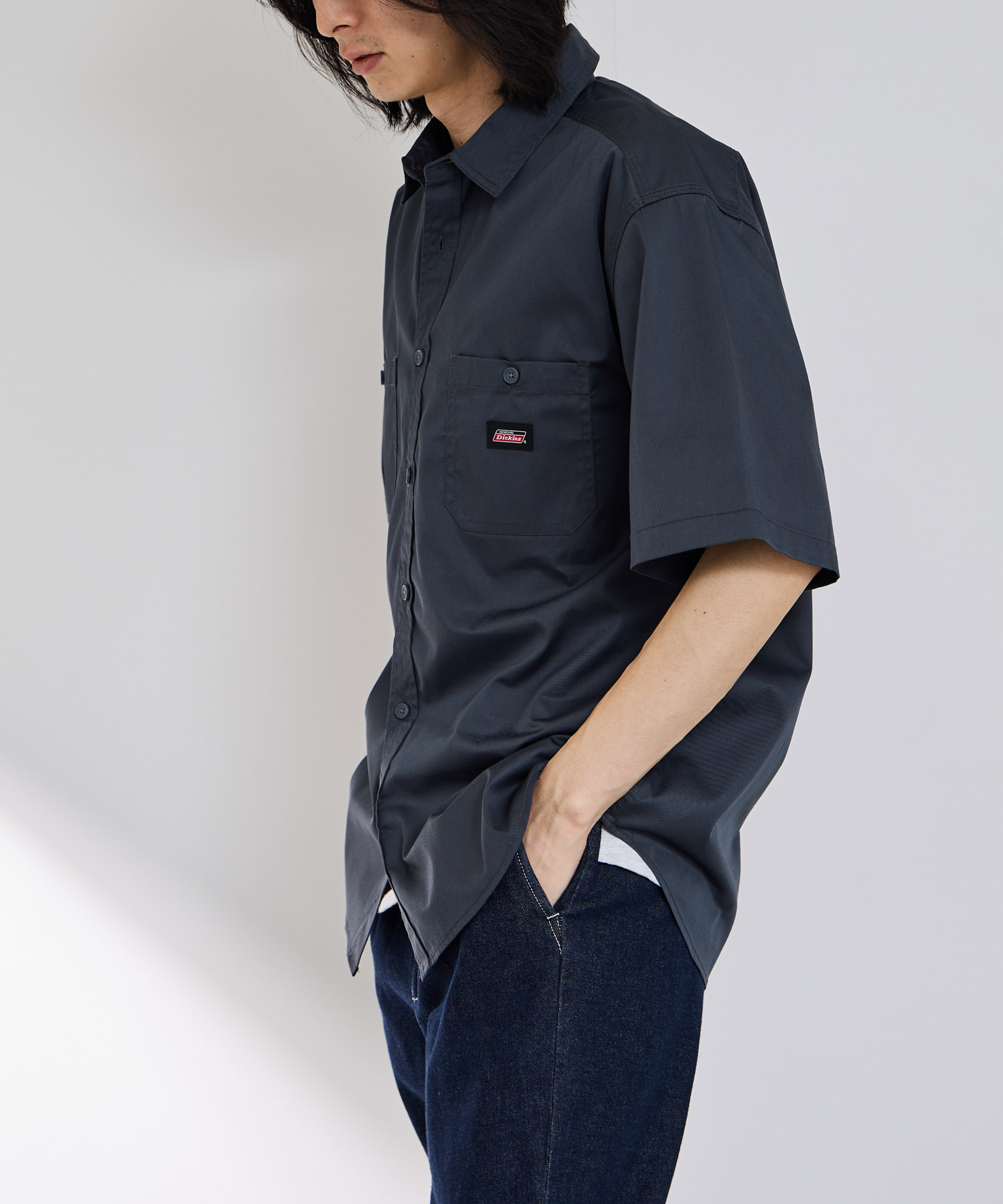 GENUINE Dickies  ライトワークシャツ メンズ商品サムネイル-5