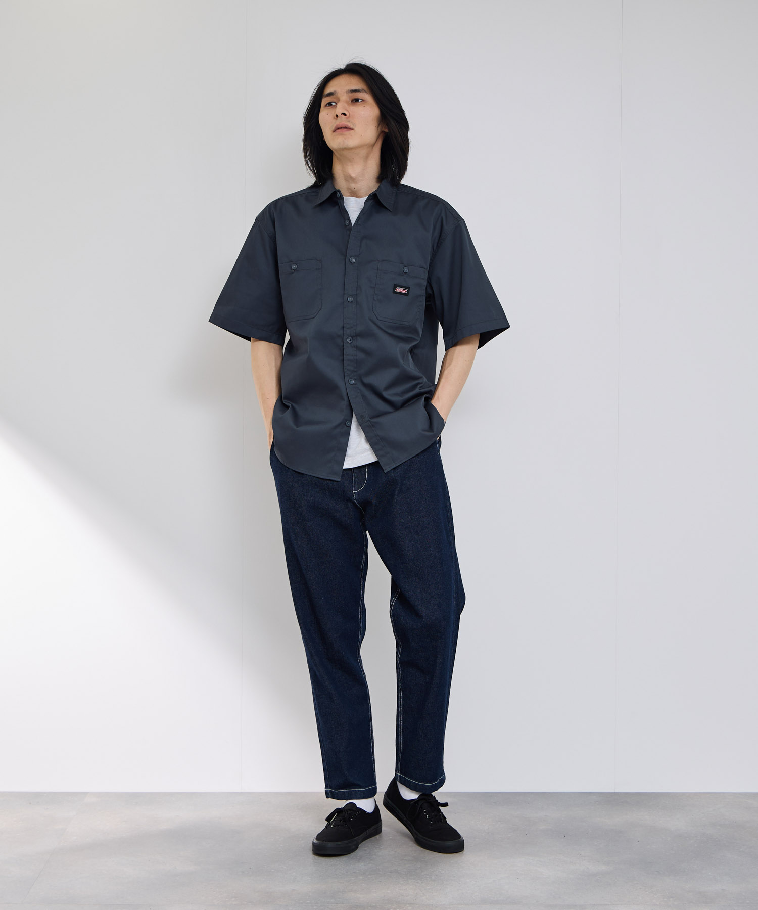 GENUINE Dickies  ライトワークシャツ メンズ商品サムネイル-6