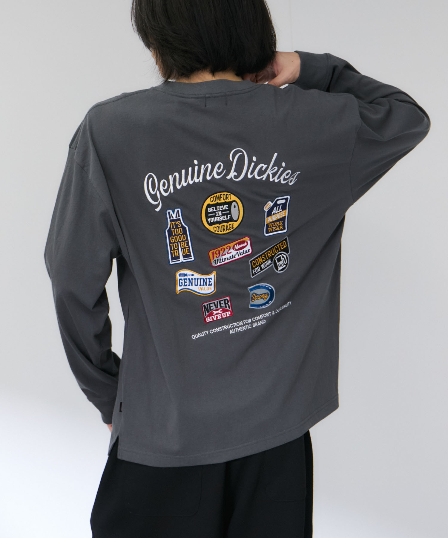 GENUINE Dickies  ロングスリーブTシャツ メンズ商品サムネイル-3