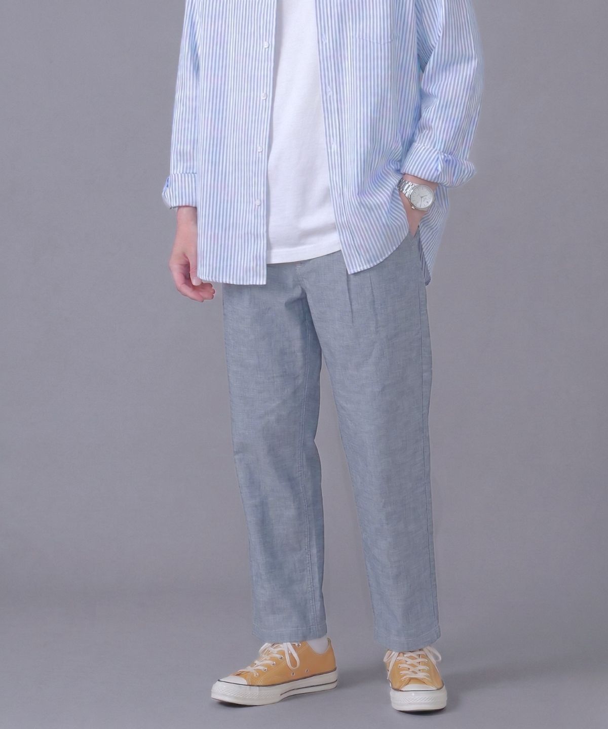 GENUINE Dickies  シャンブレーイージーパンツ メンズ商品サムネイル-1