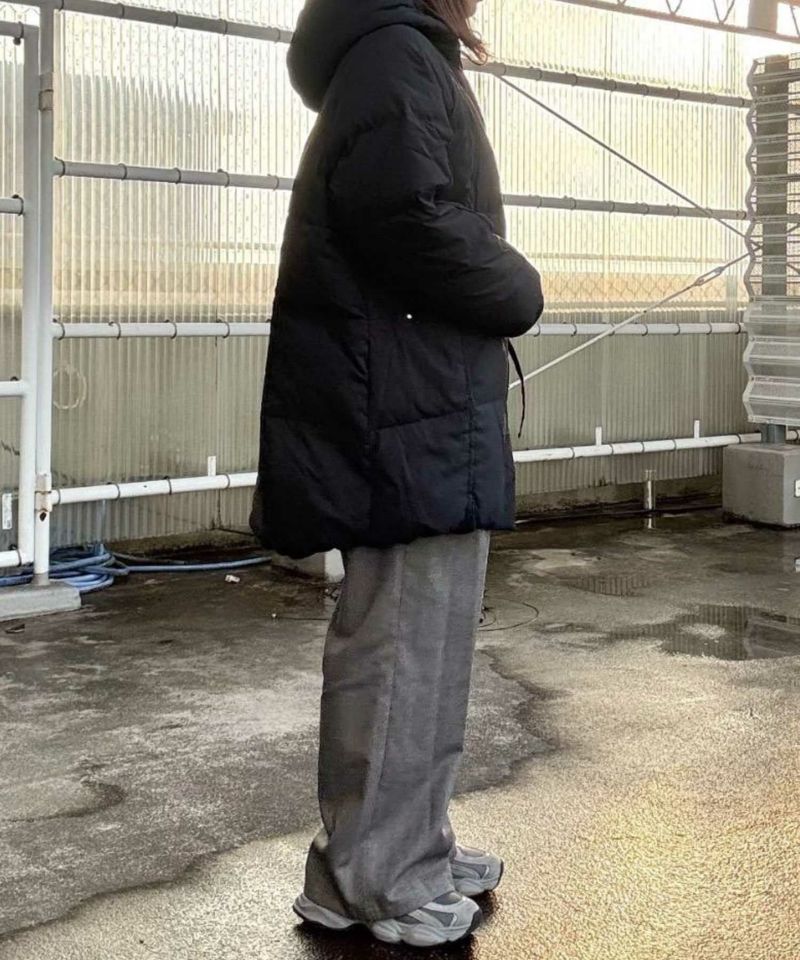 [期間限定価格]le.coeur blanc  ストレッチフードミドルダウン レディース商品画像-6