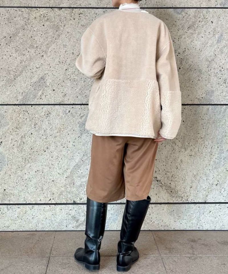 le.coeur blanc  リバーシブルフェイクムートンコート レディース商品画像-5