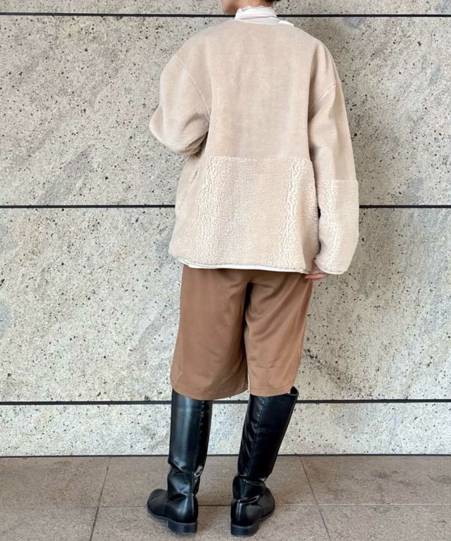 [期間限定価格]le.coeur blanc  リバーシブルフェイクムートンコート レディース商品サムネイル-5