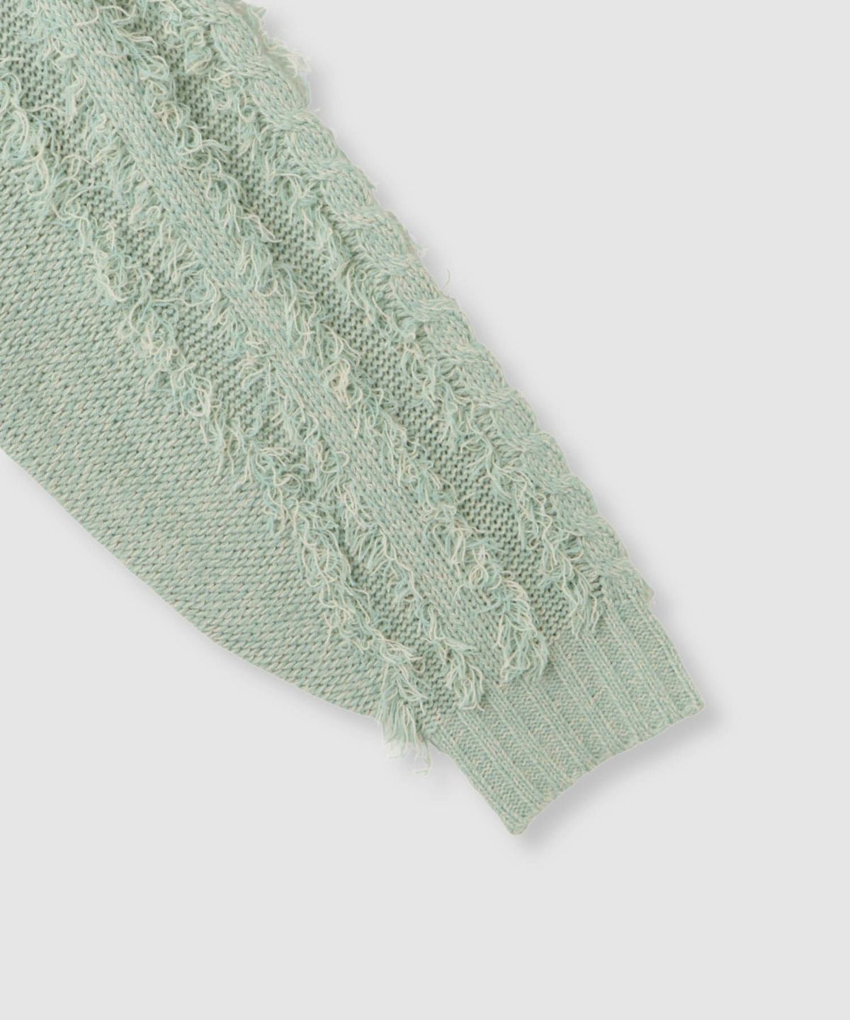 NAVY フリンジニットプルオーバー レディース