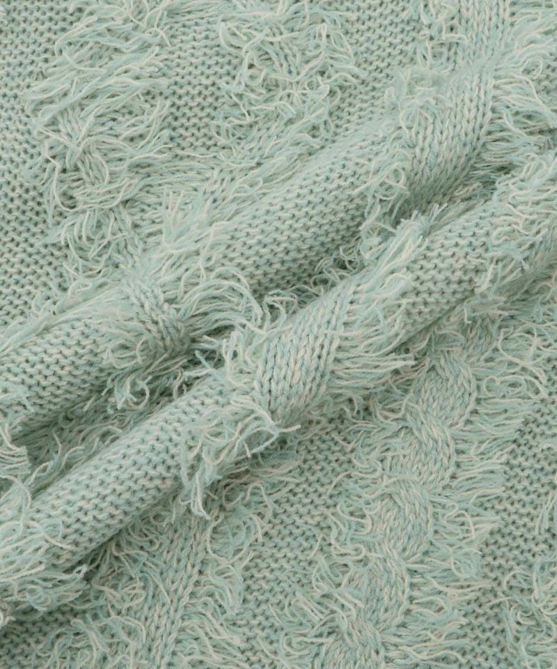 NAVY  フリンジニットプルオーバー レディース商品画像-20