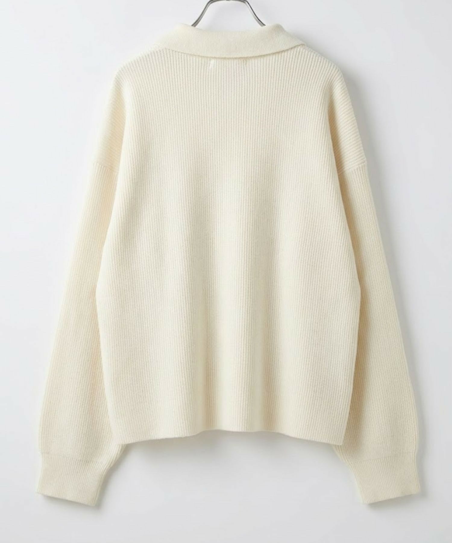 NAVY  襟付きポロニットプルオーバー レディース商品サムネイル-10