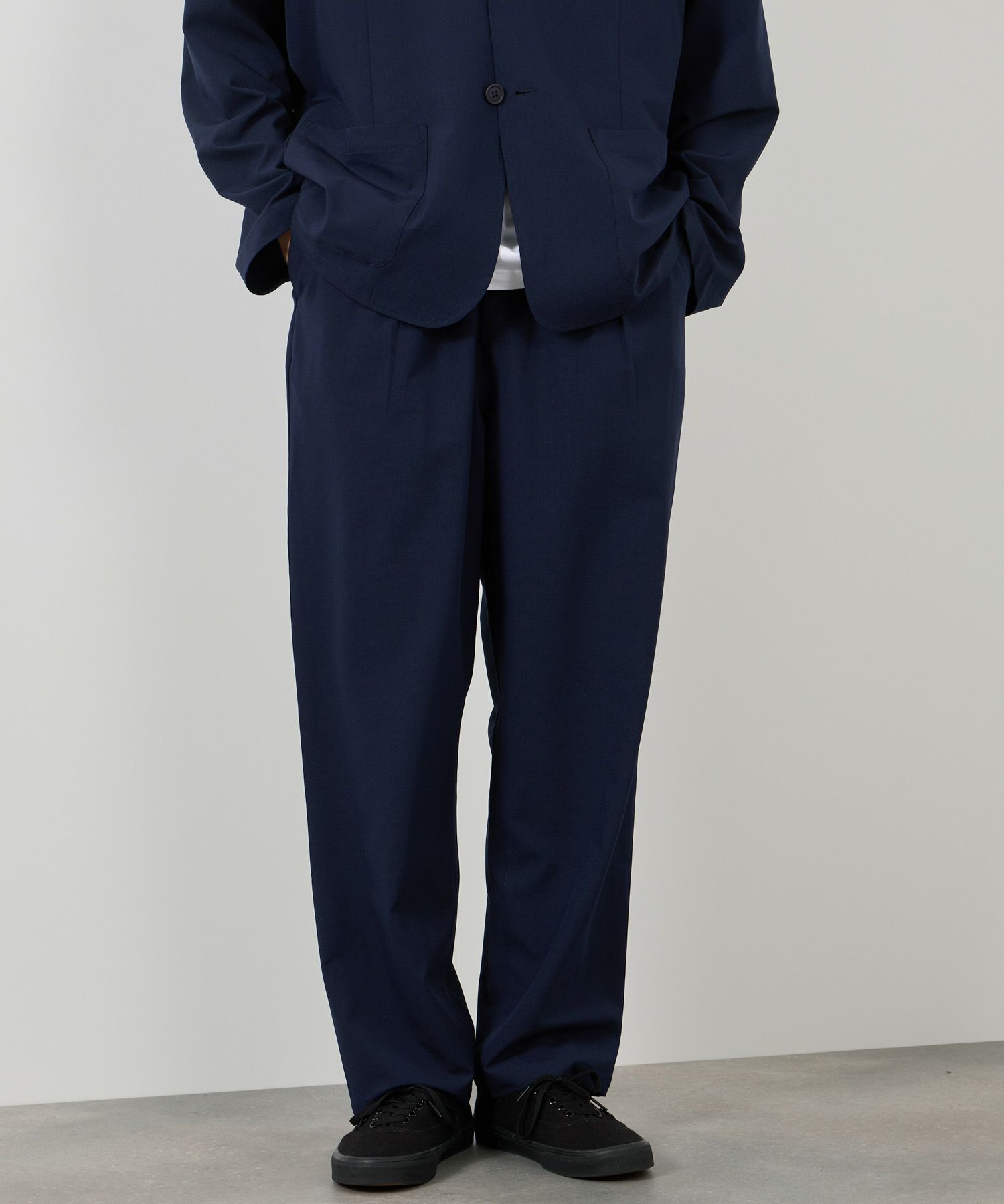 URBAN COLLECTION  ポリリップストップ テーラードジャケット＆イージーパンツ セットアップ メンズ商品サムネイル-7