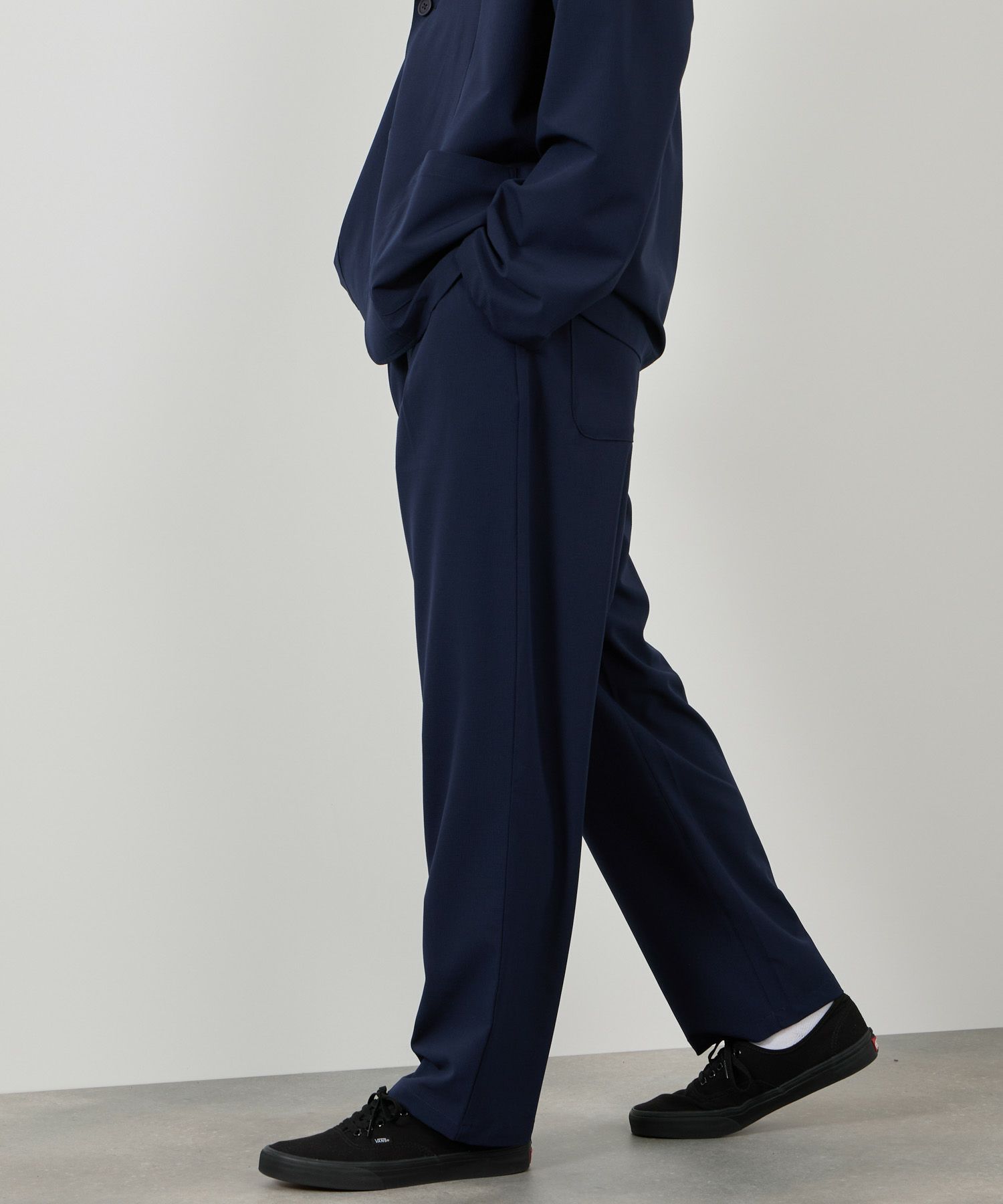 URBAN COLLECTION  ポリリップストップ テーラードジャケット＆イージーパンツ セットアップ メンズ商品サムネイル-8