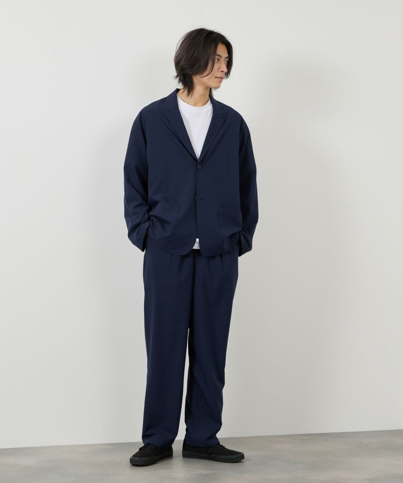 URBAN COLLECTION  ポリリップストップ テーラードジャケット＆イージーパンツ セットアップ メンズ商品画像-10