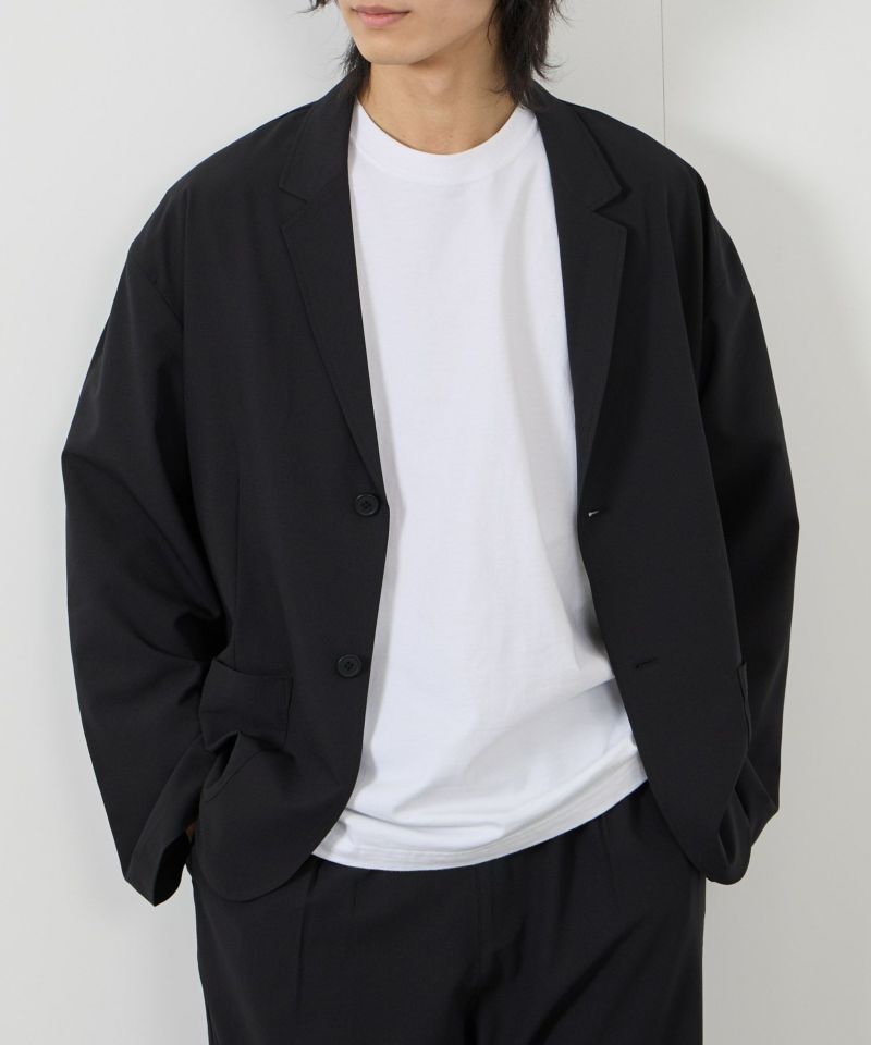 URBAN COLLECTION  ポリリップストップ テーラードジャケット＆イージーパンツ セットアップ メンズ商品画像-12