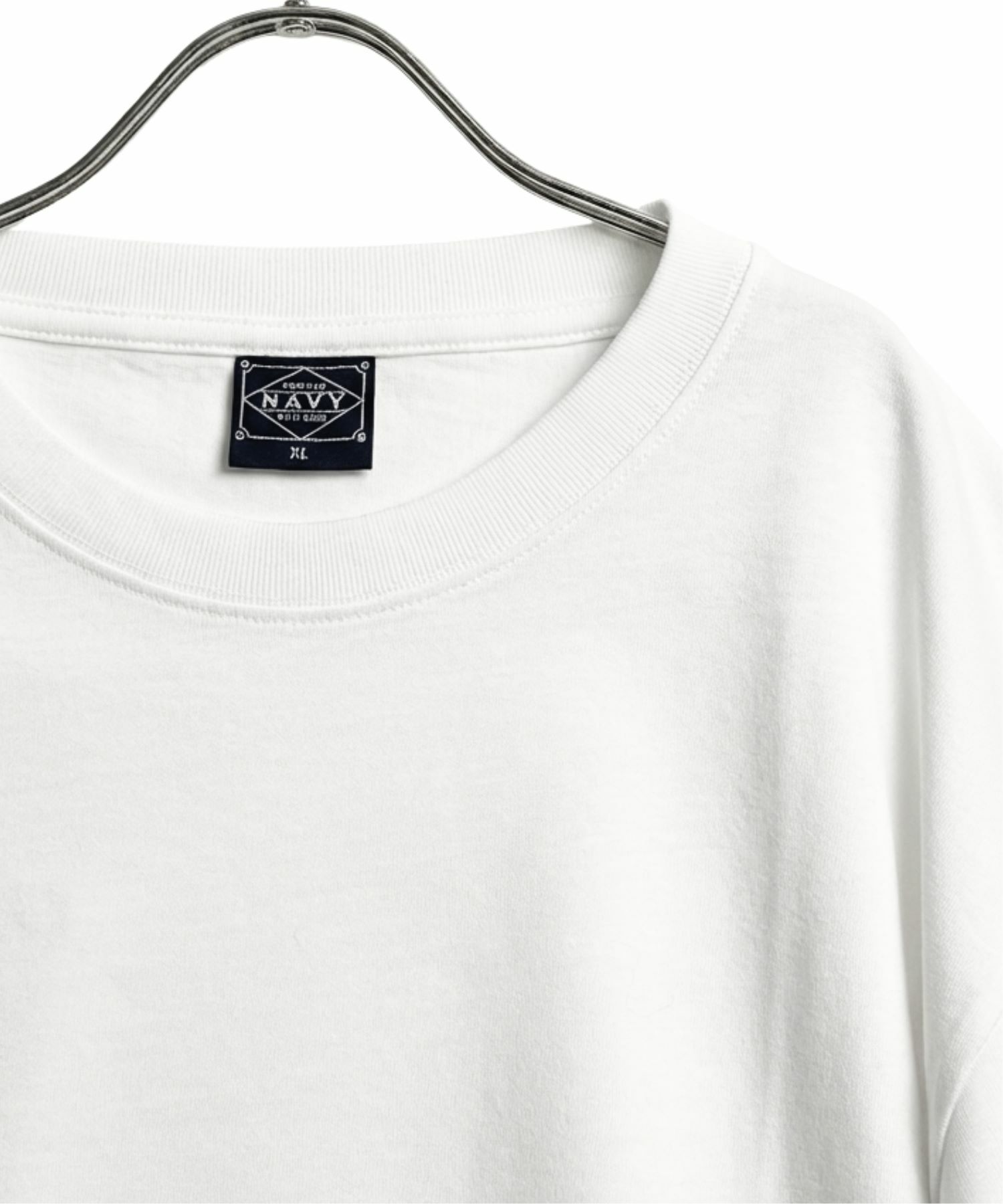 NAVY  BCIコットン リラックスフィット 7分袖Tシャツ メンズ商品サムネイル-13