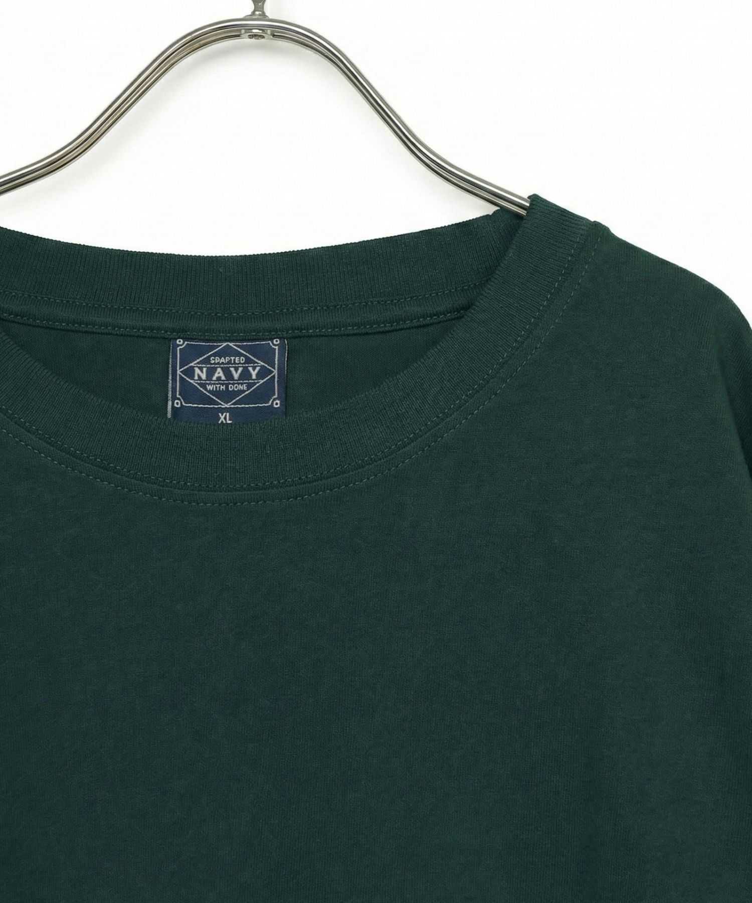 NAVY  BCIコットン リラックスフィット 7分袖Tシャツ メンズ商品サムネイル-16