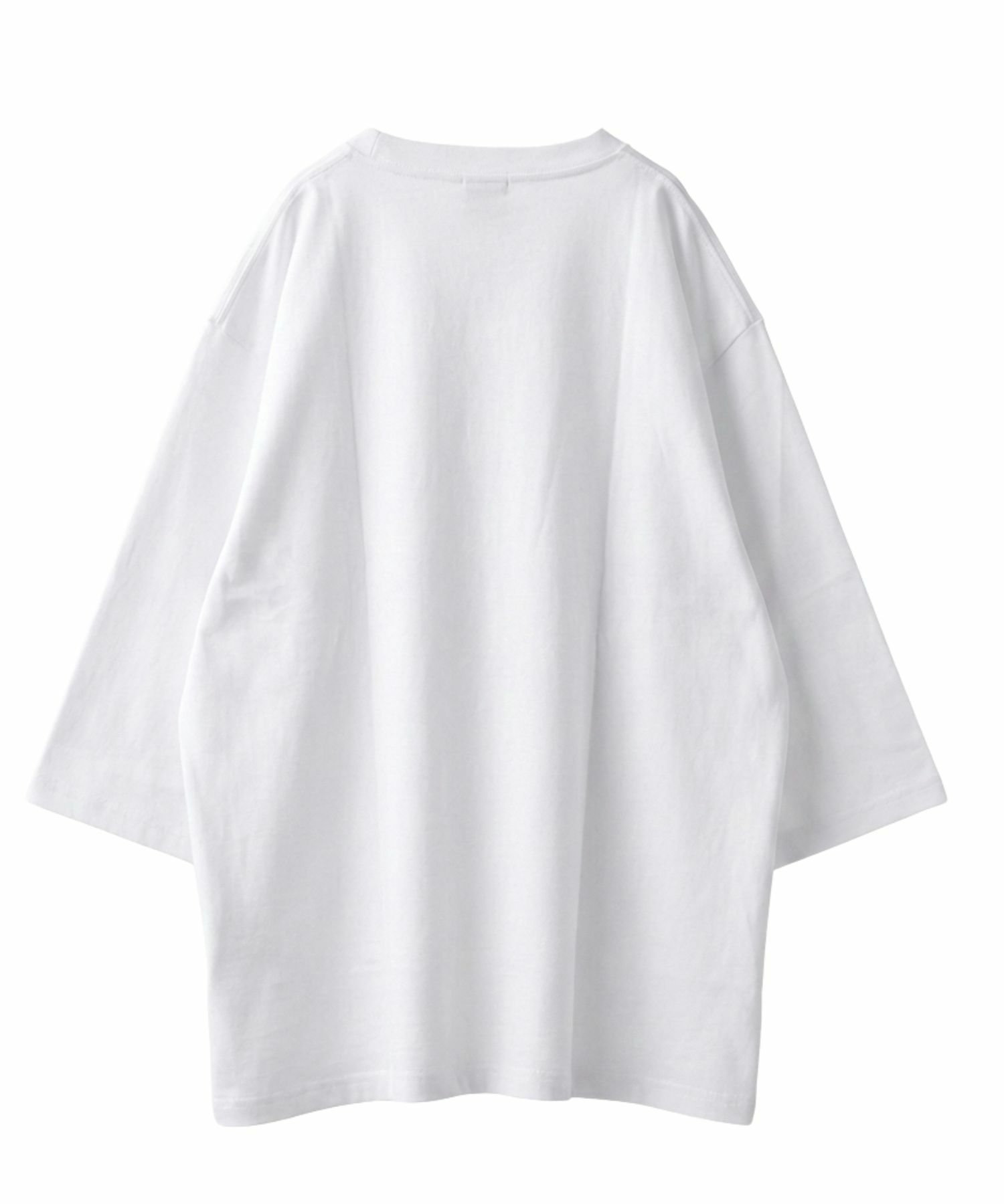 NAVY BCIコットン リラックスフィット 7分袖Tシャツ メンズ