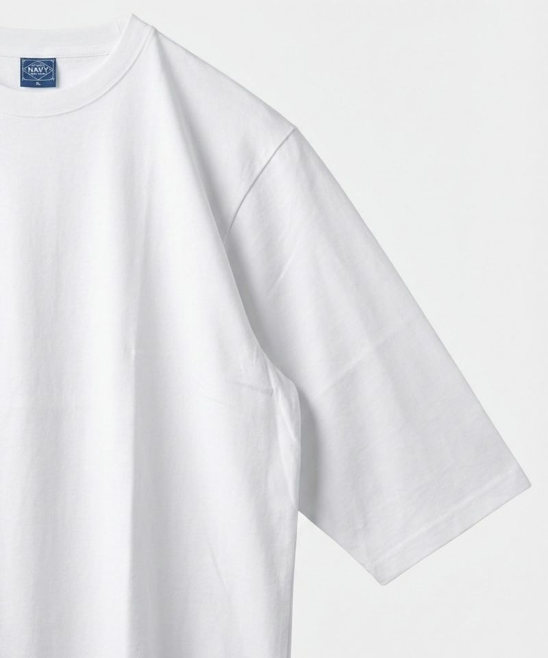 NAVY  BCIコットン リラックスフィット 7分袖Tシャツ メンズ商品画像-18
