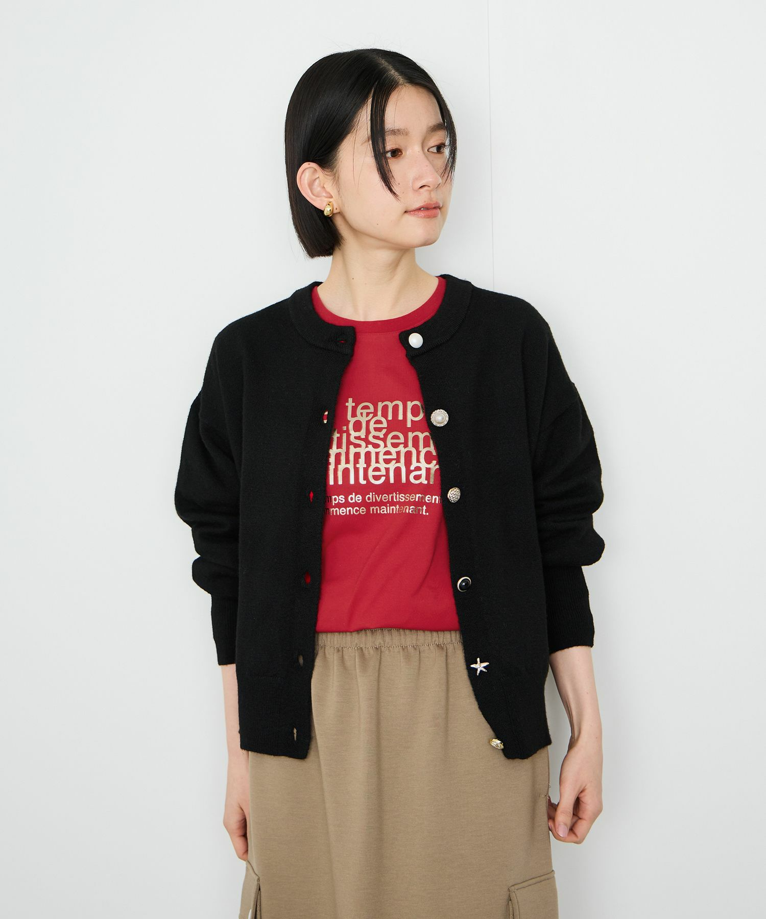 Idnes  Le temps 箔プリントロンT レディース メール便 対応商品商品サムネイル-16