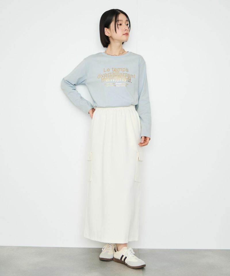 Idnes  Le temps 箔プリントロンT レディース メール便 対応商品商品画像-21