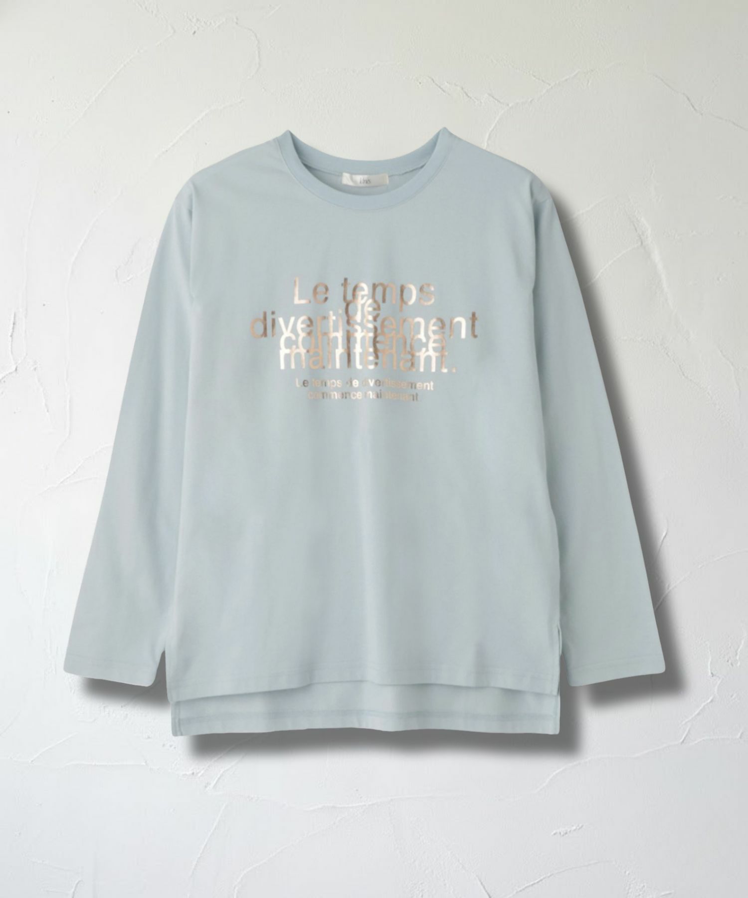 Idnes Le temps 箔プリントロンT レディース メール便 対応商品