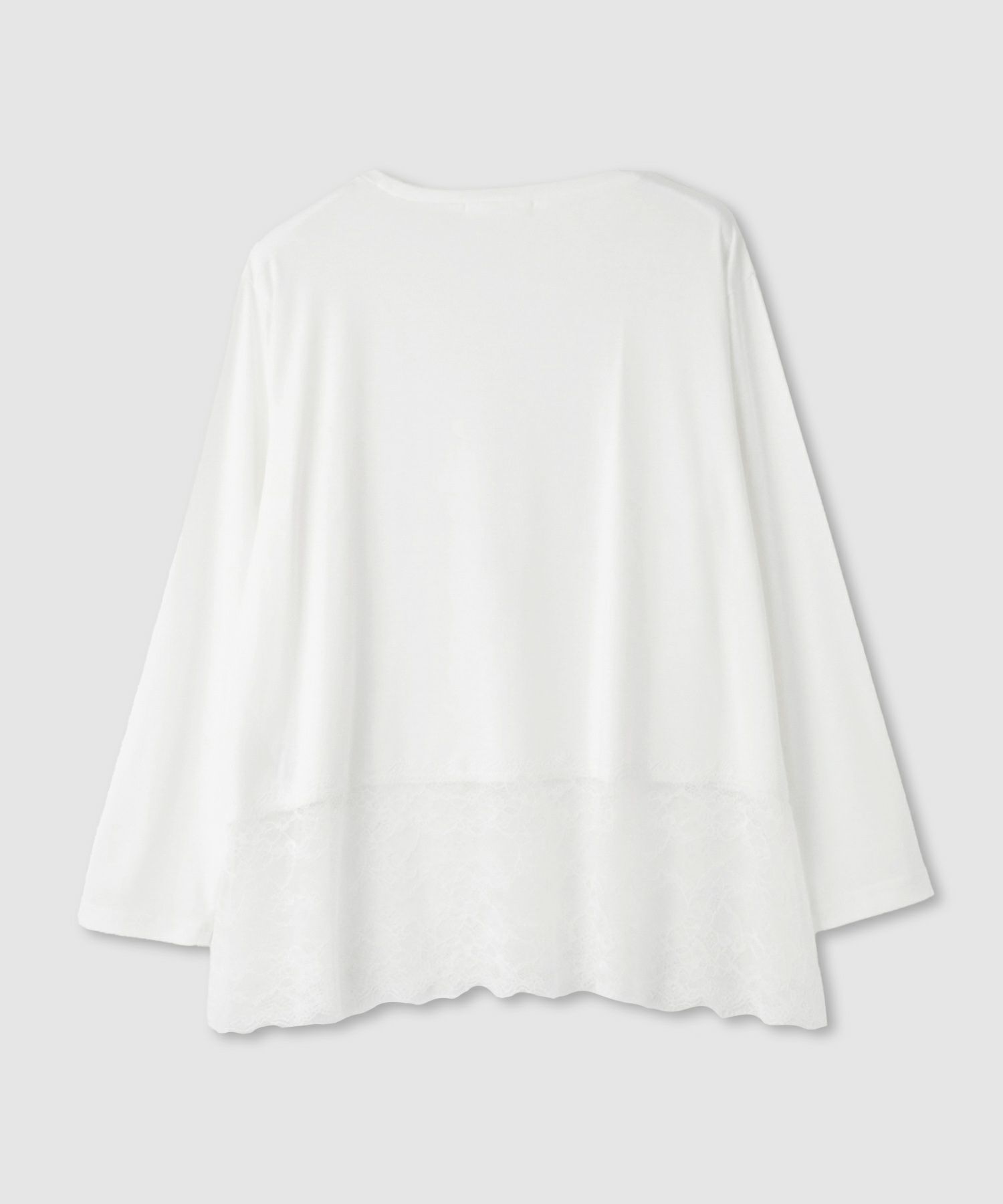 Idnes レースコンビカットソー レディース メール便 対応商品